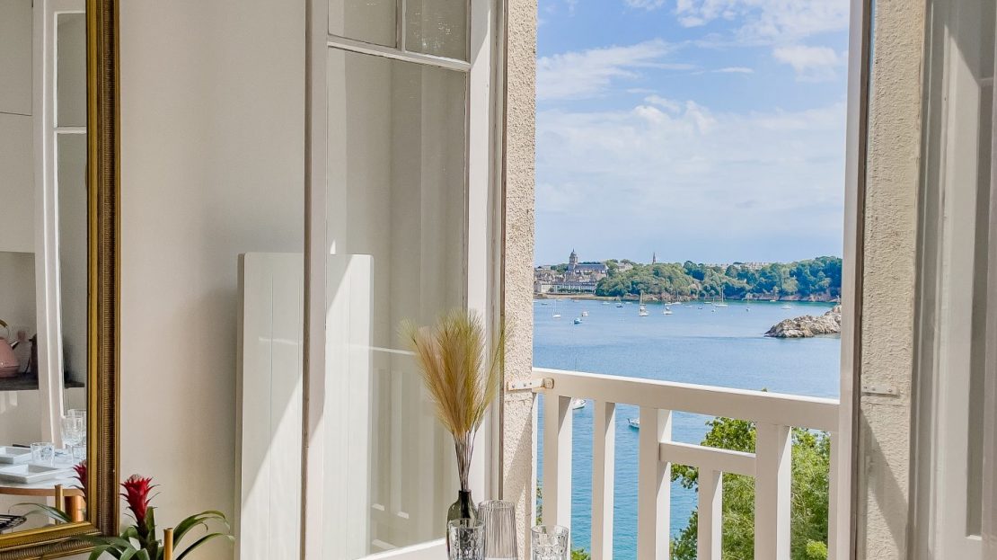 Vue mer, appartement à la Vicomté à Dinard