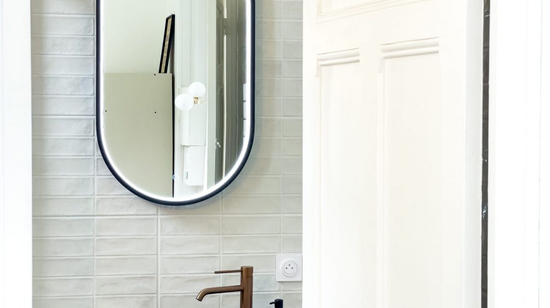 salle de bain appartement La Vicomté à Dianrd