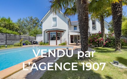 VENDU PAR L’AGENCE 1907 – DINARD – MAGNIFIQUE PROPRIÉTÉ DE 160 M2 AVEC PISCINE